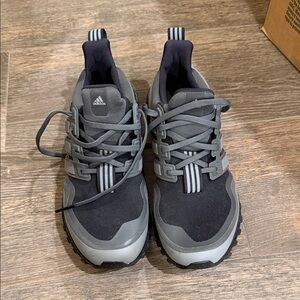 adidas Men's Black and Gray Trail Sneakers
